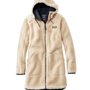 L.L. Bean Cream Teddy Jacket